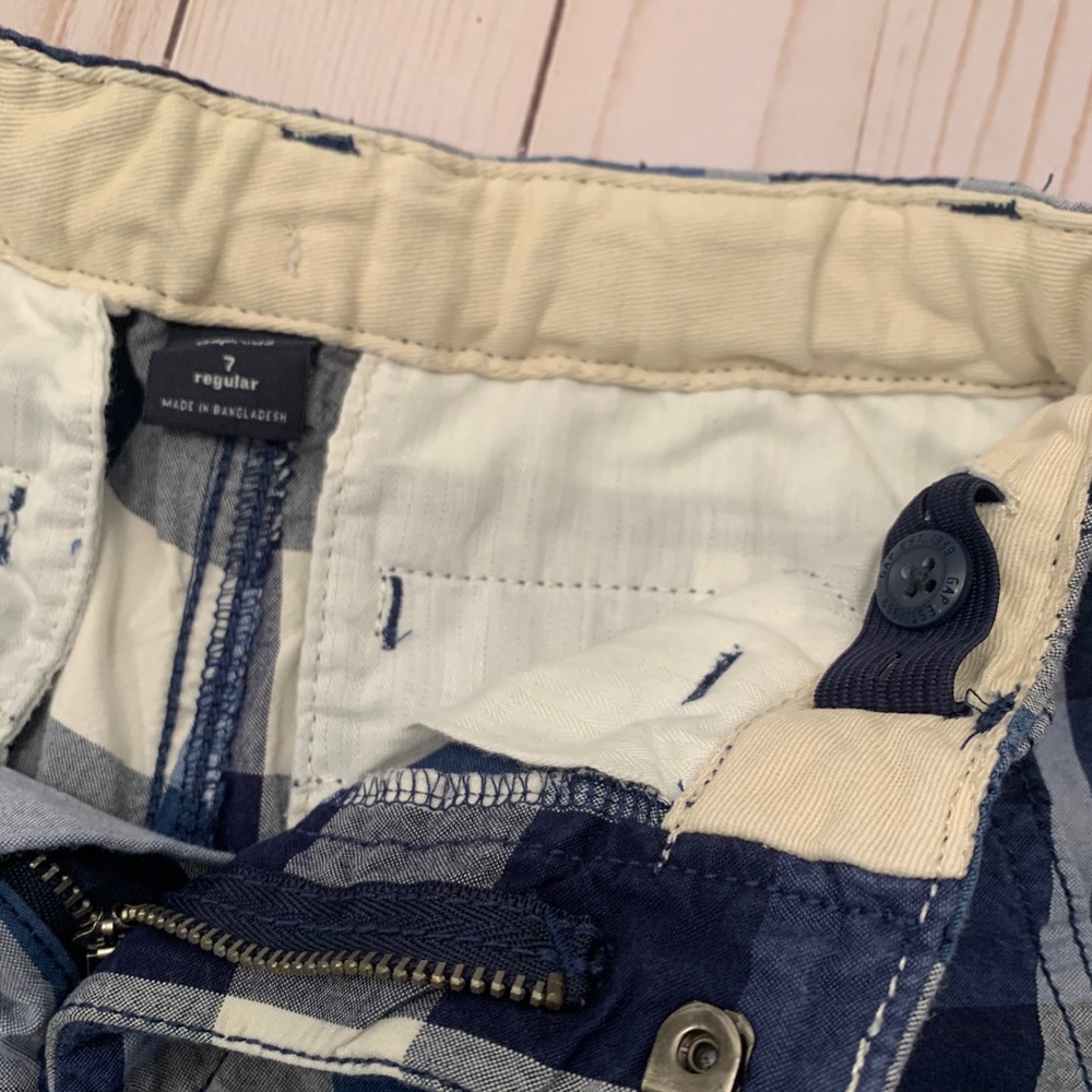 EUC Gap Kids Checkered Shorts - Picture 3 of 3